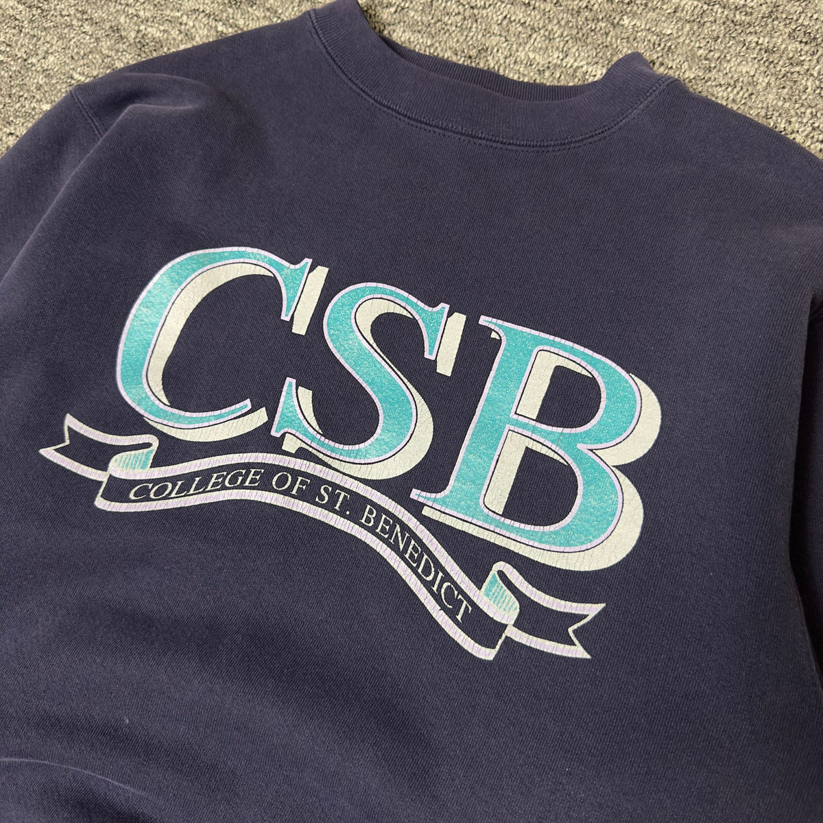 Jansport CSB College St Benedict Crewneck Navy Sweatshirt