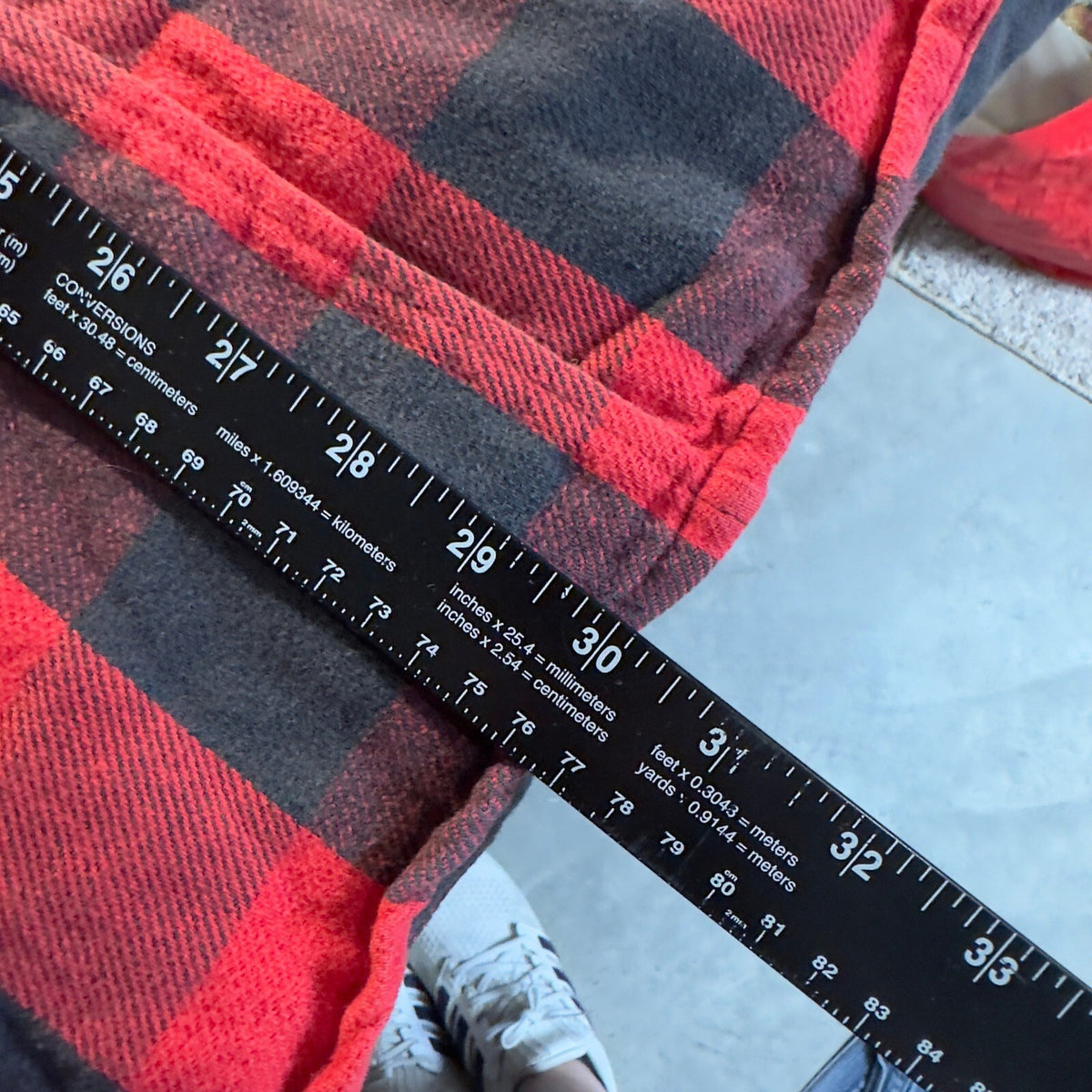 Vintage Fieldmaster Flannel Shirt Mens L Tall Red Buffalo