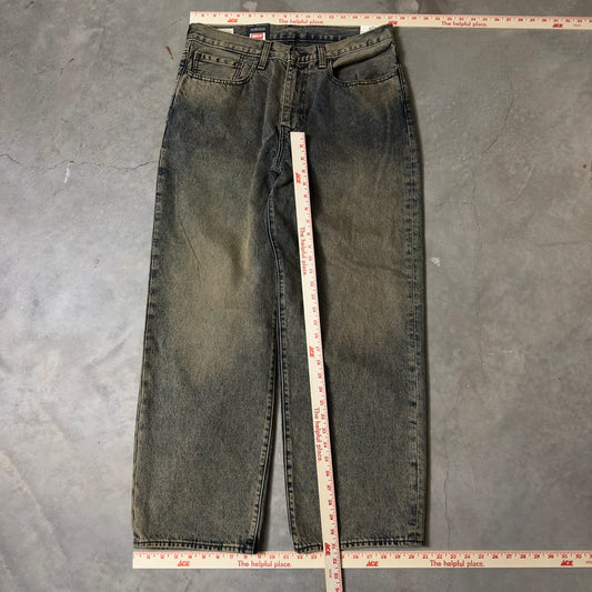 NWT Levi's Premium 578 Baggy Jeans Mens 34x30 Dirty Wash