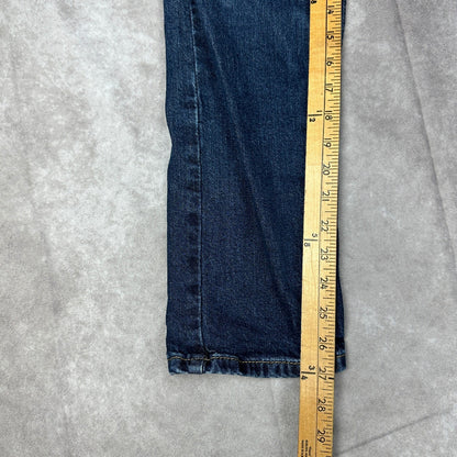 Levi's 502 Regular Taper Jeans Mens 31x30 Dark Blue Baggy