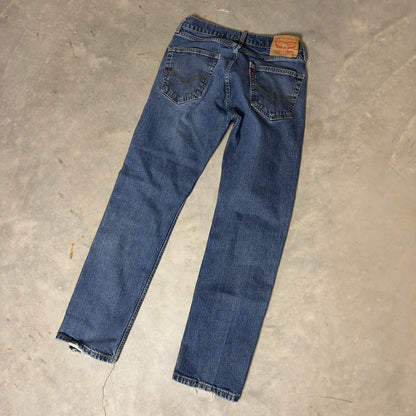 Levis 505 Straight Leg Jeans Mens 31x30 Blue Medium Wash