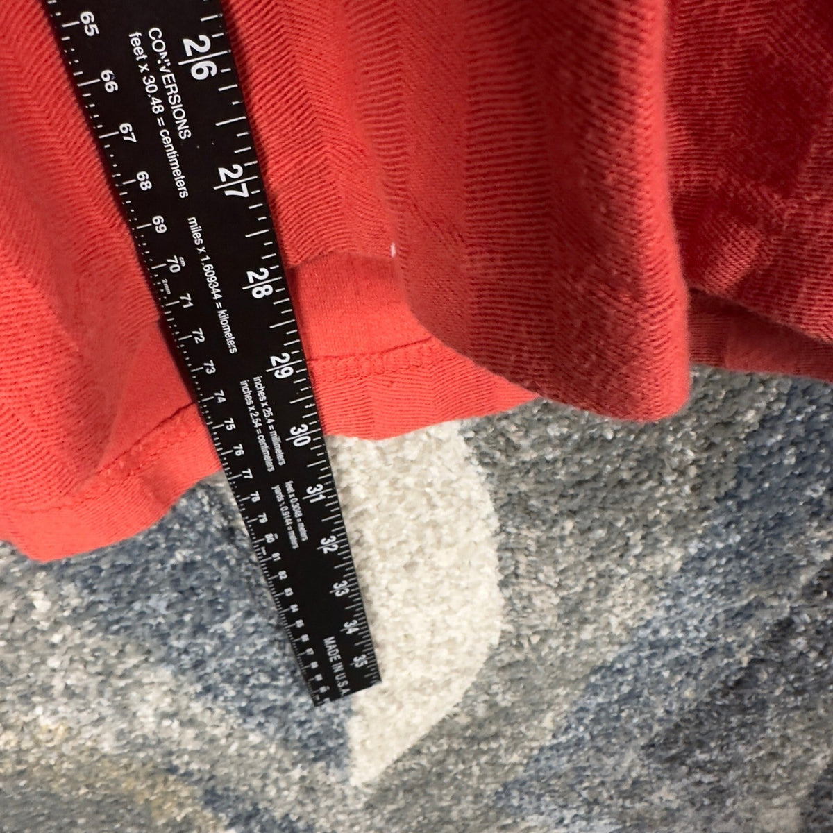 Vintage Chaps Ralph Lauren Polo Mens M Red Shadow Stripe