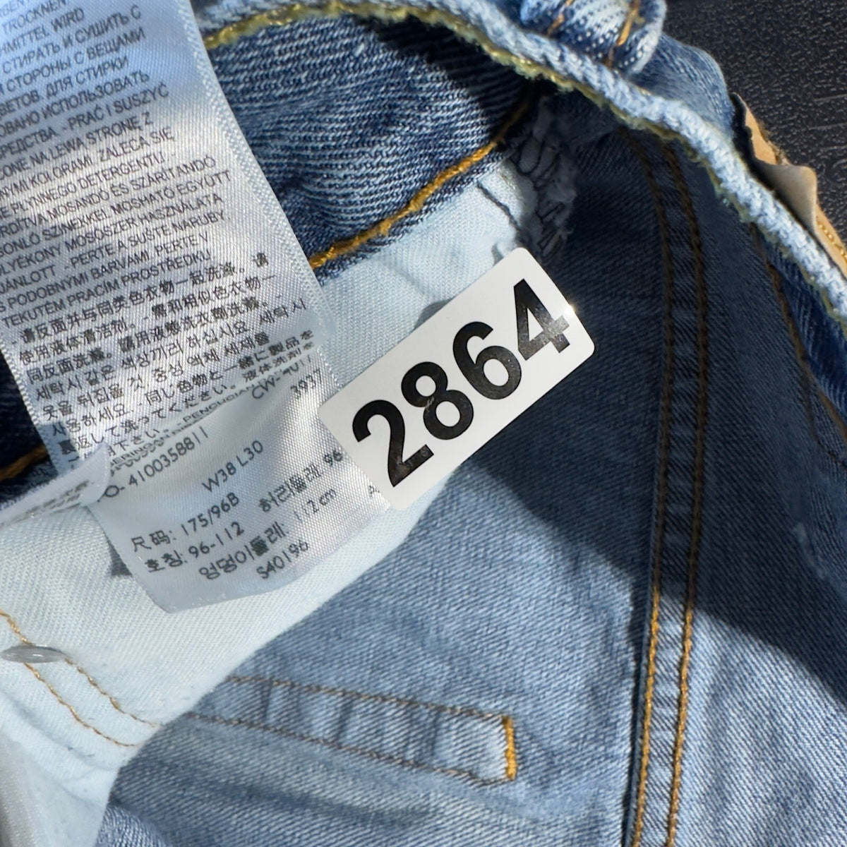 Levi's 550 Relaxed Fit Jeans Mens 38x30 Blue Baggy