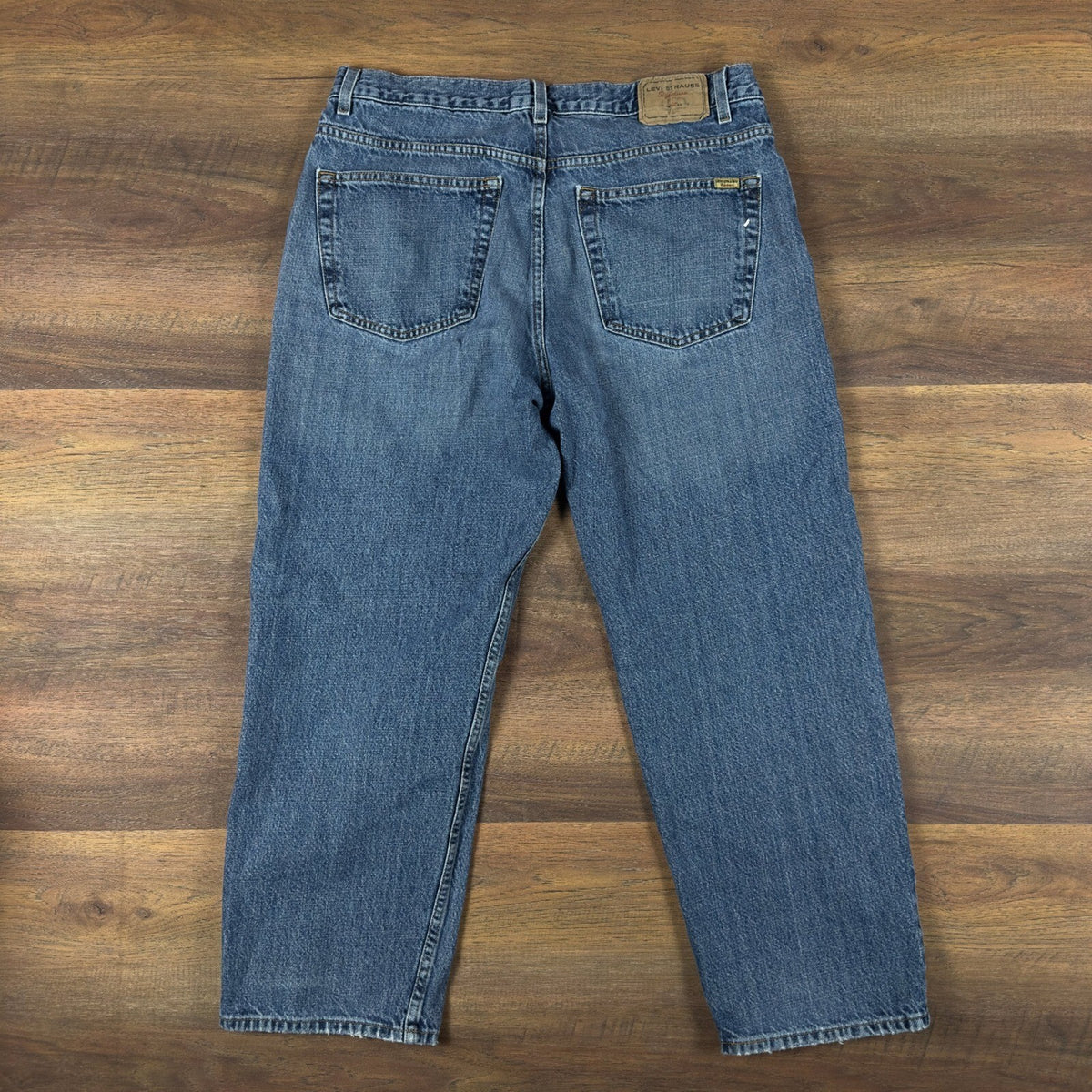 Levis Signiture Baggy Mens Jeans 36x28 Medium Wash Blue Y2K