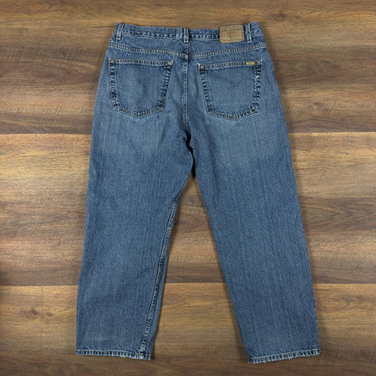 Levis Signiture Baggy Mens Jeans 36x28 Medium Wash Blue Y2K