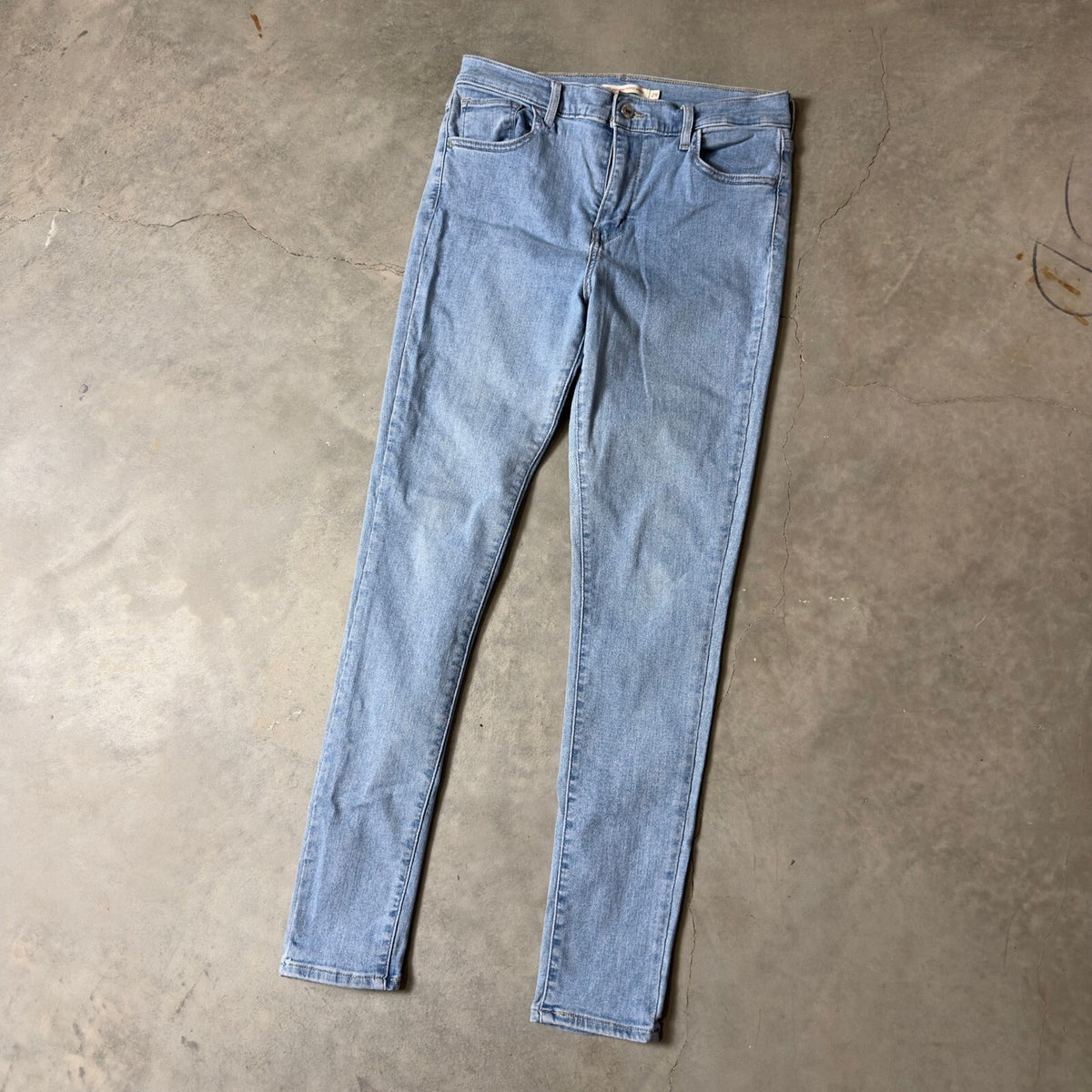 Levi's 711 Skinny Jeans Womens 29 Light Blue