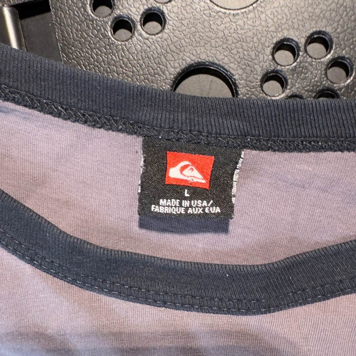 Vintage Quiksilver Raglan Long Sleeve Mens L Made in USA