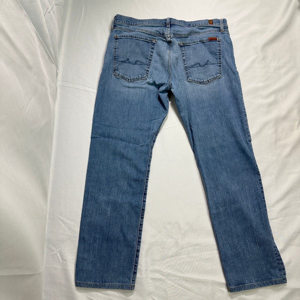 7 For All Mankind The Straight Jeans 36x30 Light Wash