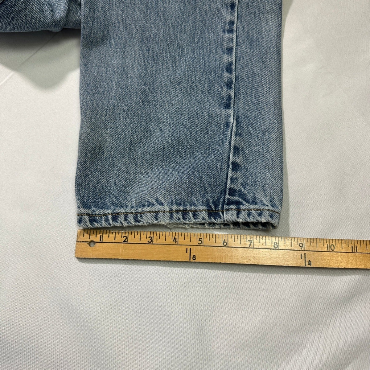 Levi's 505 Regular Fit Jeans Mens 36x36 Light Wash Baggy