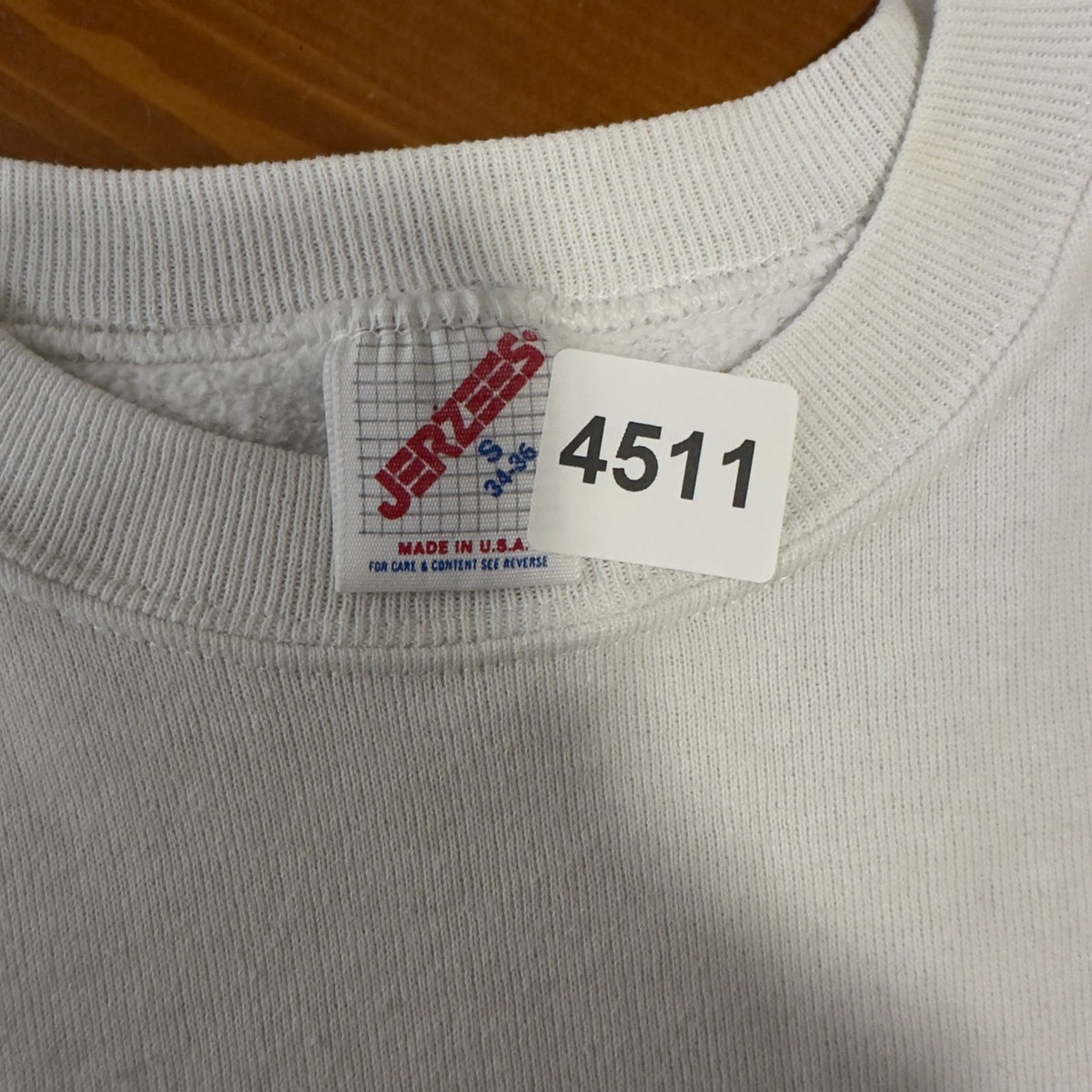 Vintage Jerzees Iowa State Cyclones Sweatshirt Sz S Cream