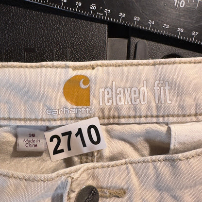 Carhartt Relaxed Fit Cargo Shorts Mens 36 Tan