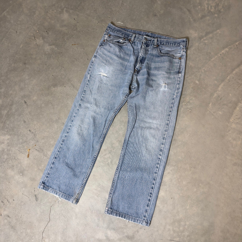 Vintage Y2K Levi's 505 Regular Fit Jeans Mens 34x27