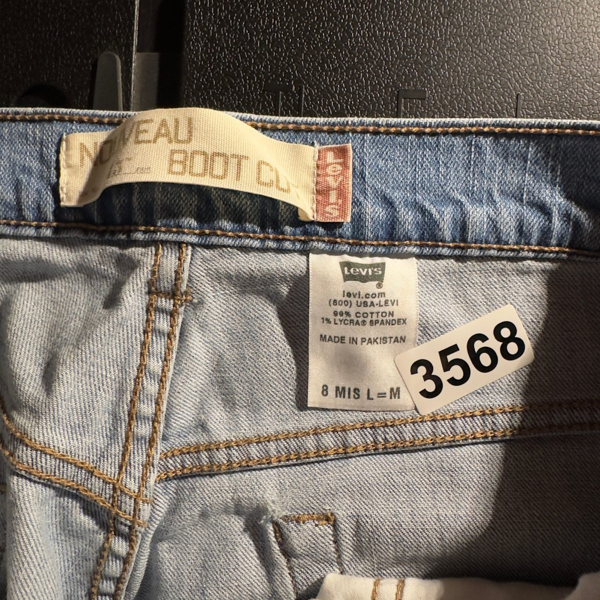 Levi's Beau Bootcut Jeans Womens 8L Light Wash Y2K