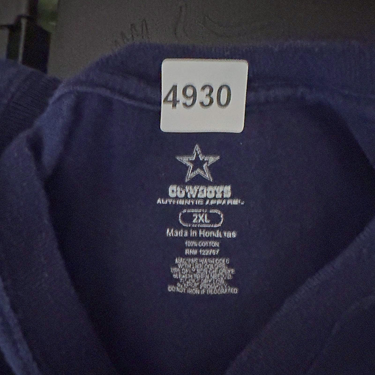 Dallas Cowboys Bryant 88 Tee Mens 2XL Navy Blue NFL