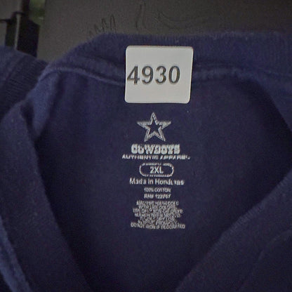Dallas Cowboys Bryant 88 Tee Mens 2XL Navy Blue NFL