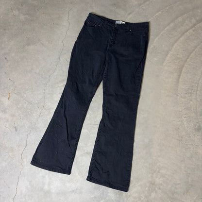 Signature Levi Strauss Bootcut Jeans Womens 14M Black Baggy