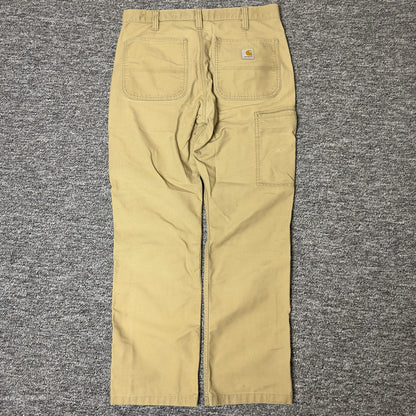 Carhartt Relaxed Fit Chore Pants Mens 33x32 Khaki Classic