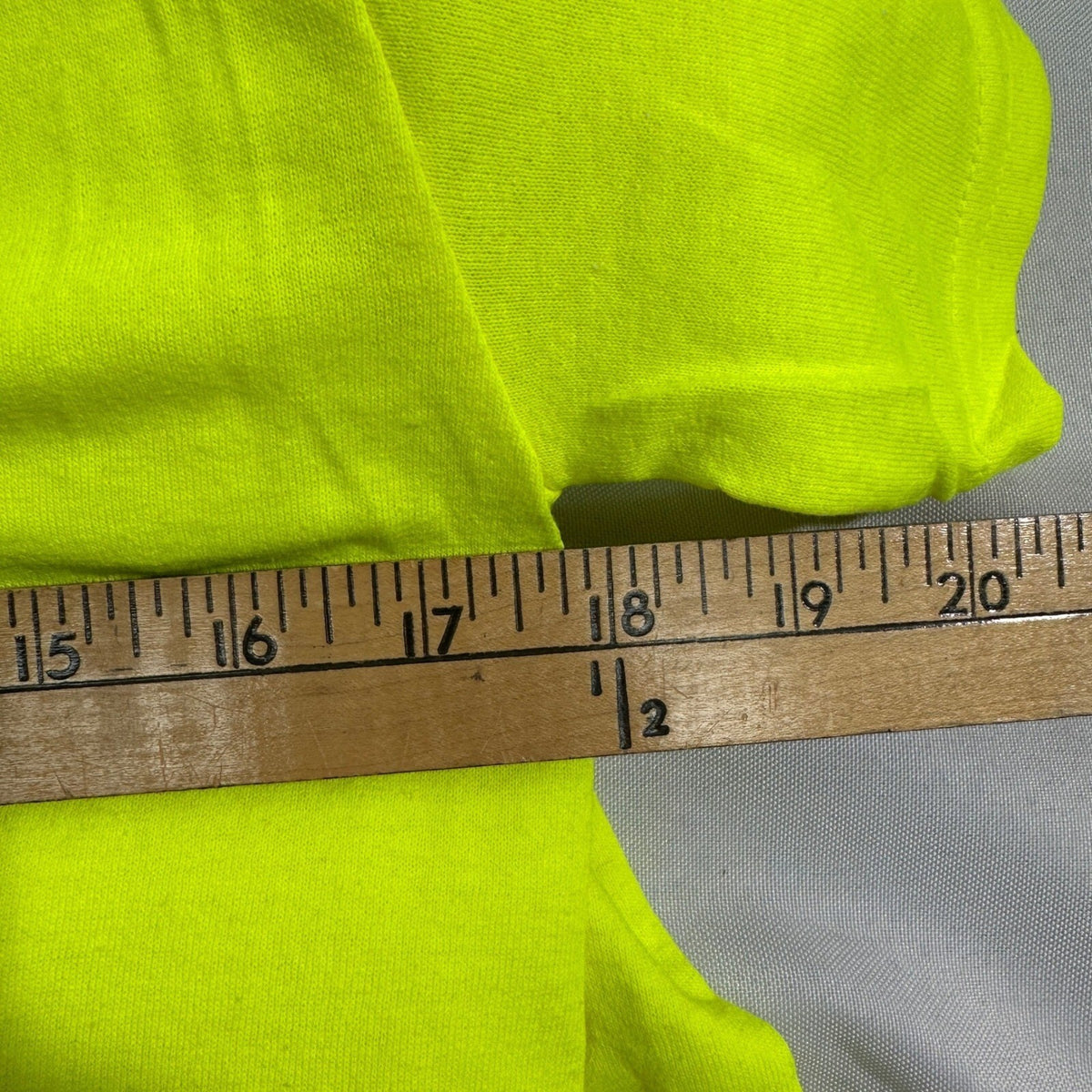 Lot of 13 Gildan Mens S Neon Yellow Heavy Cotton T-Shirts