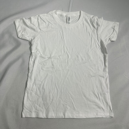 NWT Royal Apparel Kids Med White Cotton T-Shirts Lot of 15