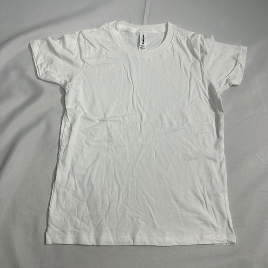 NWT Royal Apparel Kids Med White Cotton T-Shirts Lot of 15