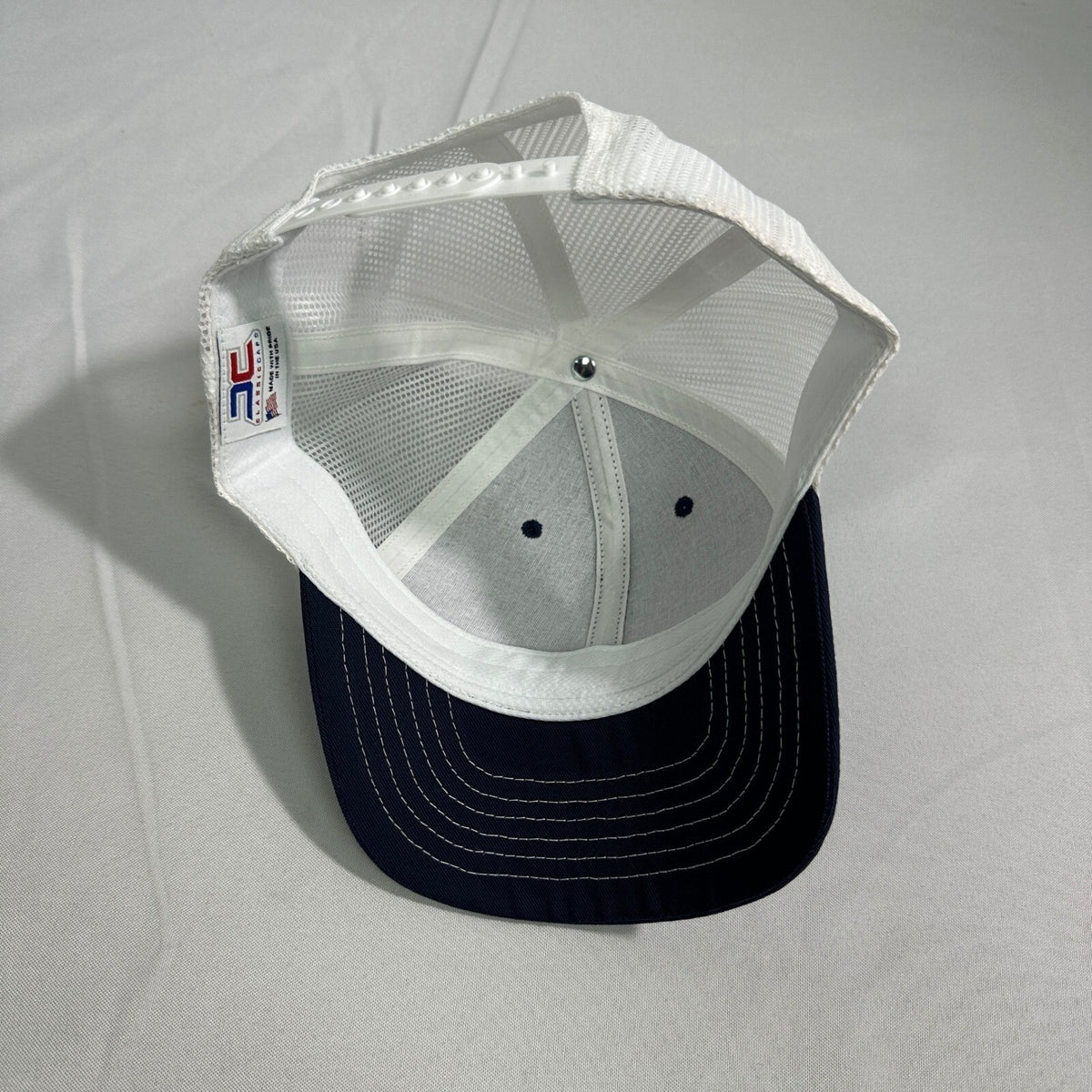 NWT JC Classics Trucker Hat Mens Navy White Snapback