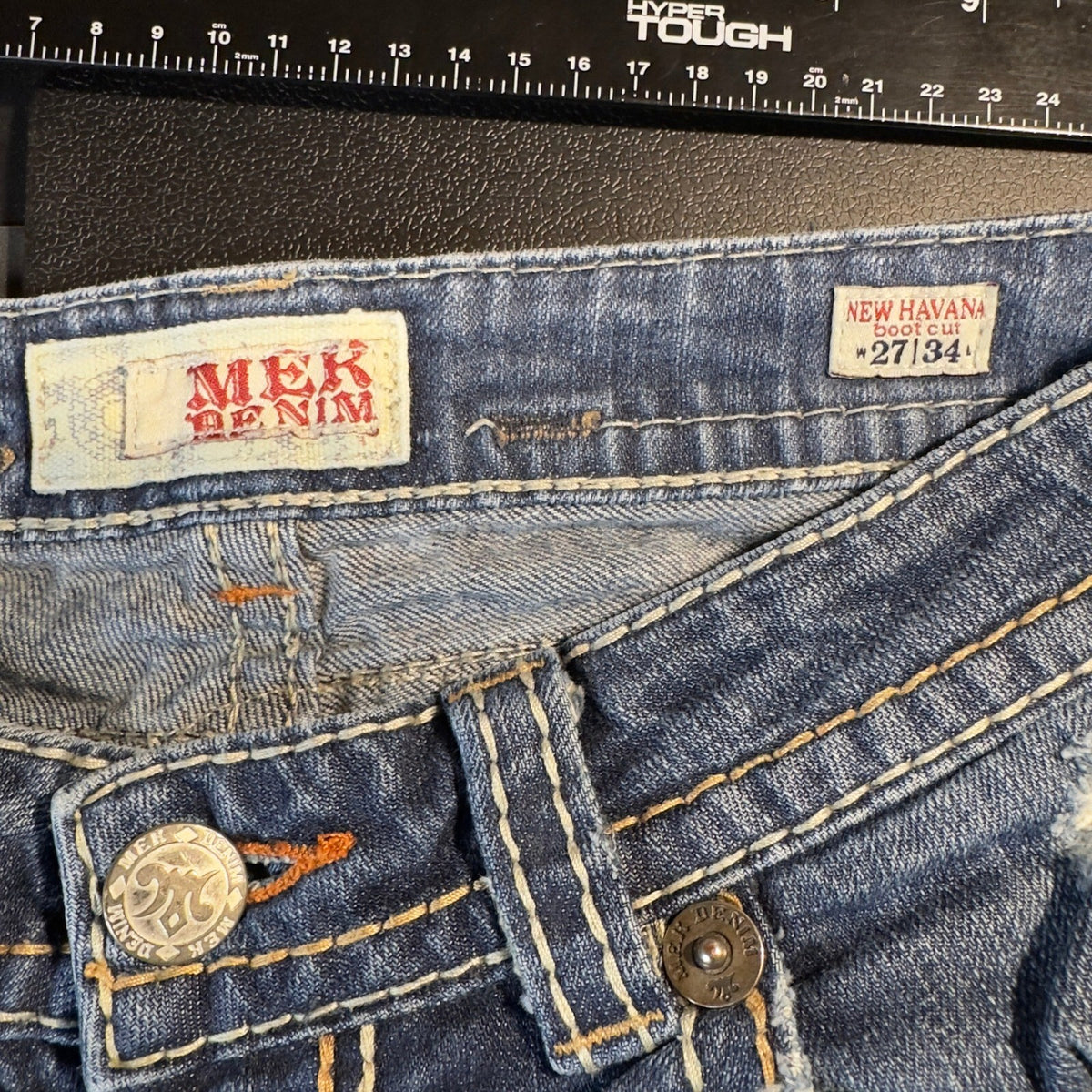 Vintage Y2K MEK Denim New Havana Bootcut Jeans Womens 27x34