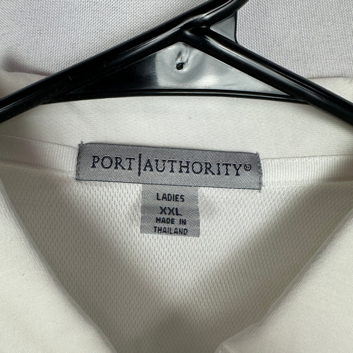 Port Authority Polo Shirt Lot Women XXL White 5 Pack Casual