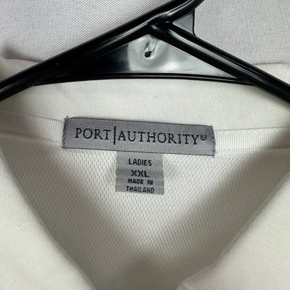 Port Authority Polo Shirt Lot Women XXL White 5 Pack Casual