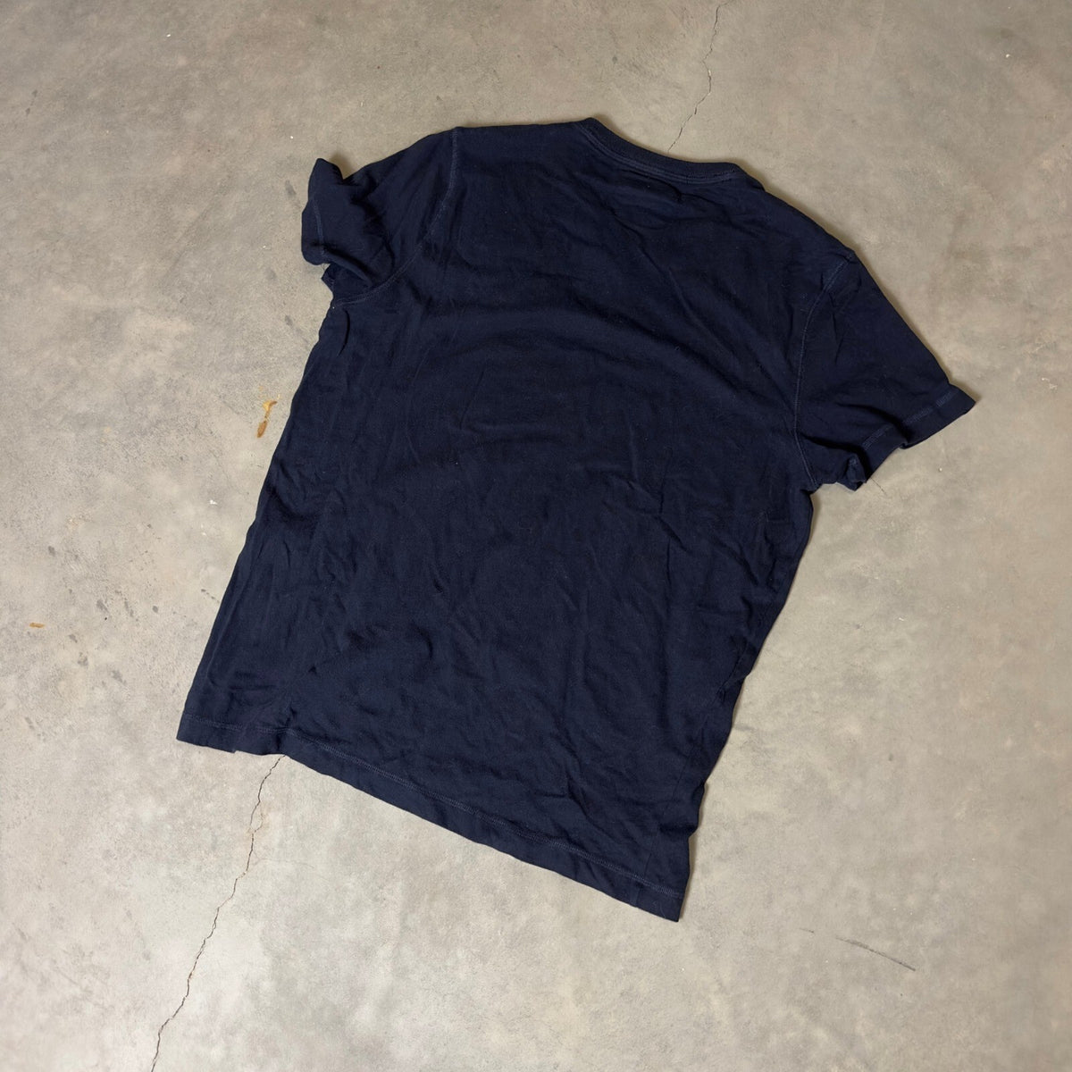 Aeropostale V-Neck Graphic T-Shirt Mens XL Navy Blue Aero 87