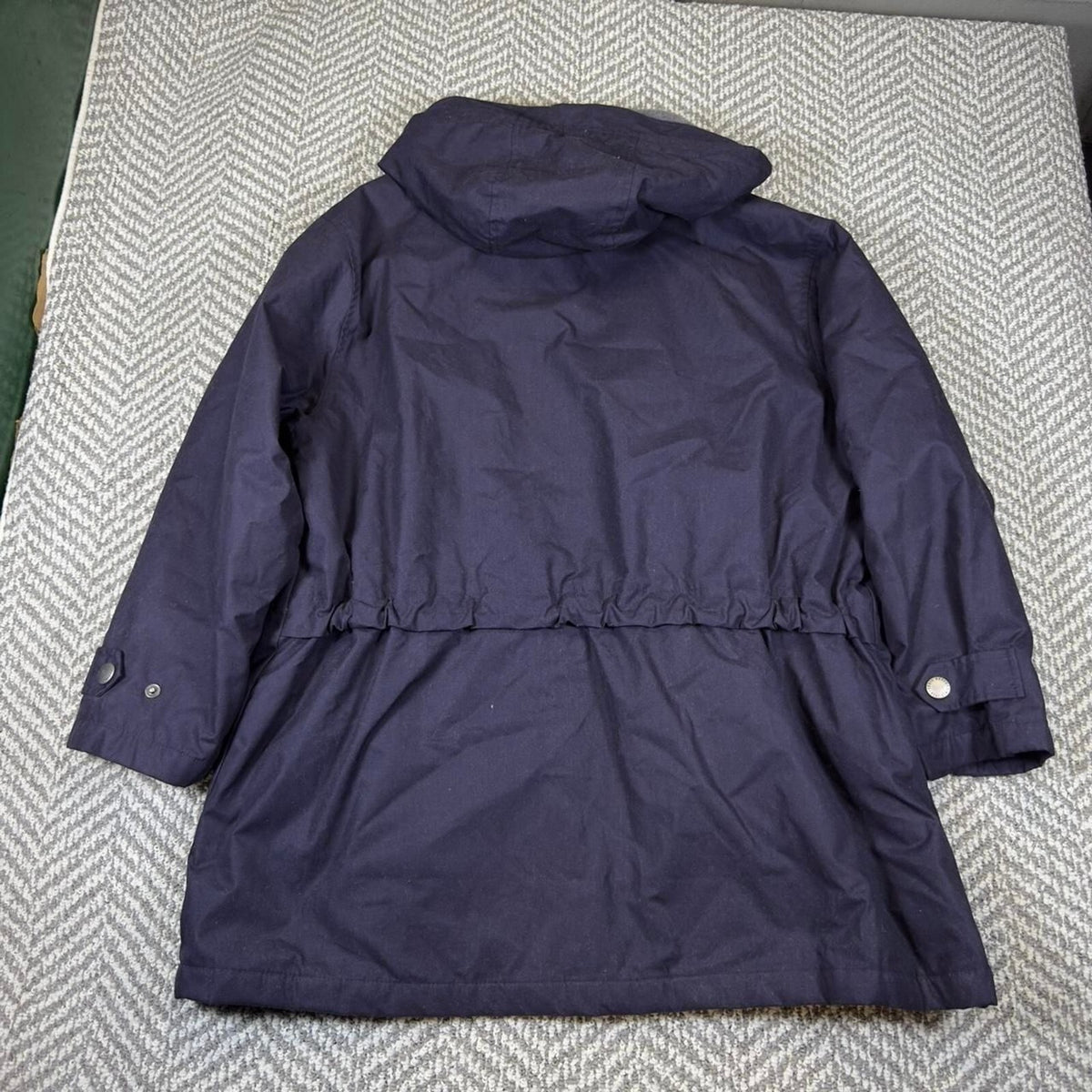 Eddie Bauer Jacket Womens L Purple Nylon Fleece Warm Hooded Vintage Style