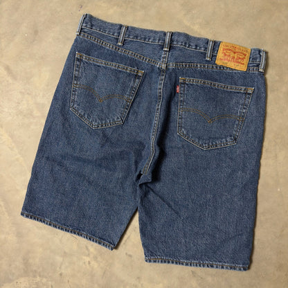 Levi's 505 Regular Fit Denim Shorts Mens 38 Baggy Summer