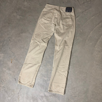 Levi's 514 Straight Fit Pants Mens 30x32 Tan Khaki
