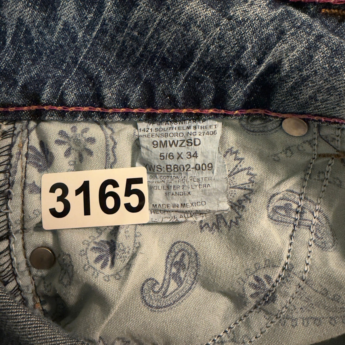 Wrangler Premium Patch Bootcut Jeans Womens 5/6 x 34 Blue