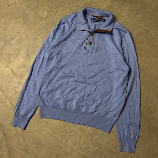 Polo Golf Ralph Lauren Merino Pullover Mens M Blue