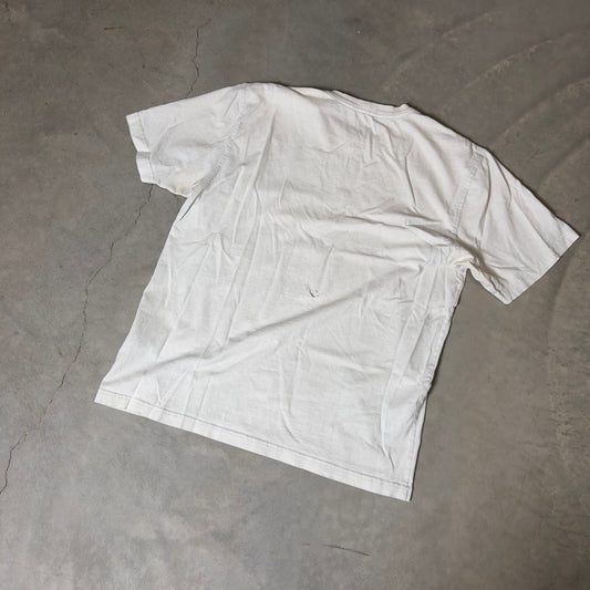 Carhartt Graphic Logo T-Shirt Mens L White Blue Workwear