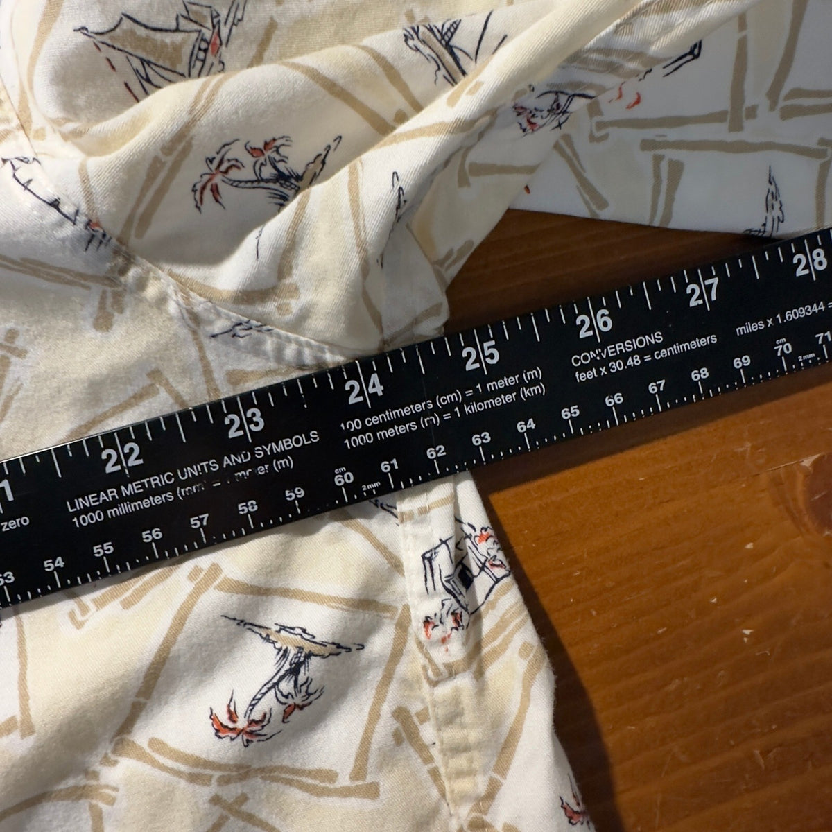 Vintage Trader Bay Sailboat Button Down Mens L Cream Coastal
