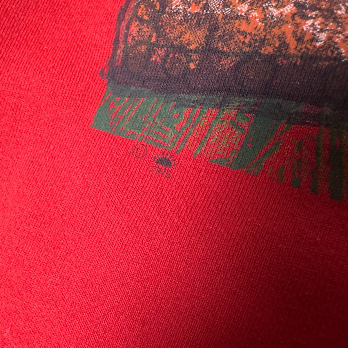 Oneita Cockatoo Parrot Print Crewneck Sweatshirt XXL Red