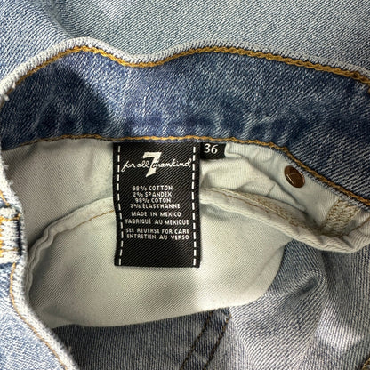 7 For All Mankind The Straight Jeans 36x30 Light Wash