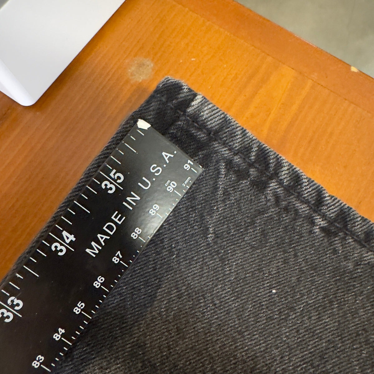NWT Levi's 501 Premium Original Jeans Mens 36x36 Black Baggy