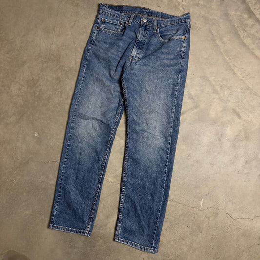 Vintage Levi's 505 Regular Fit Jeans Mens 34x30 Blue Baggy Streetwear Heritage