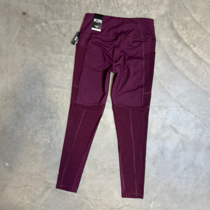 NWT Victoria Sport Knockout Tight Leggings Womens M Burgundy