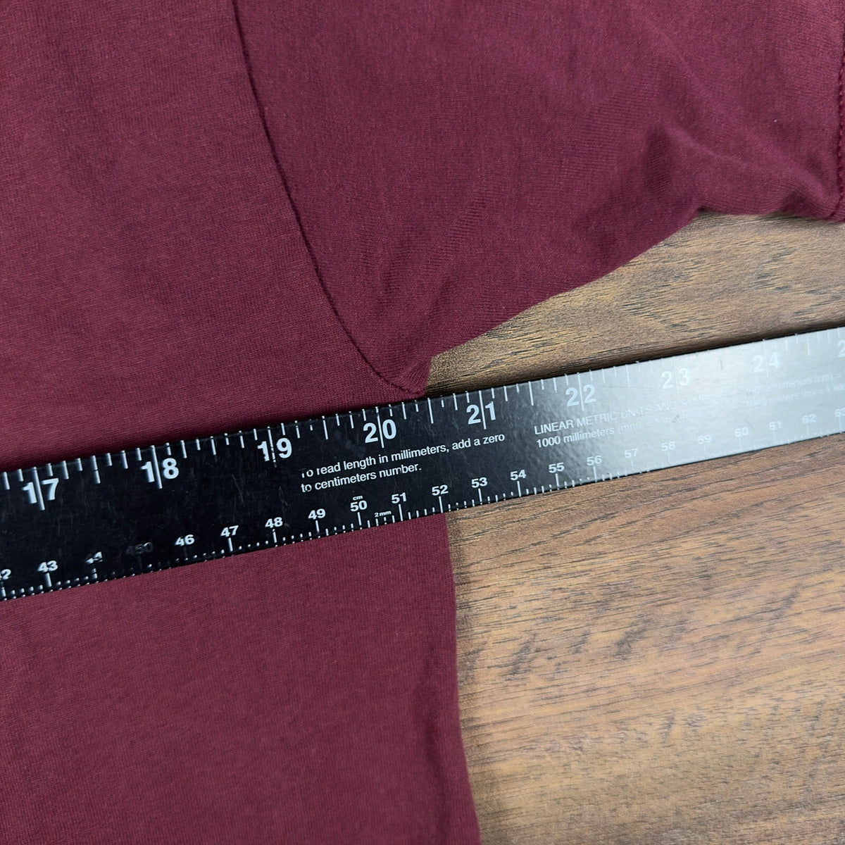 Vintage Cherokee Maroon Embroidered Logo T-Shirt Mens L 90s