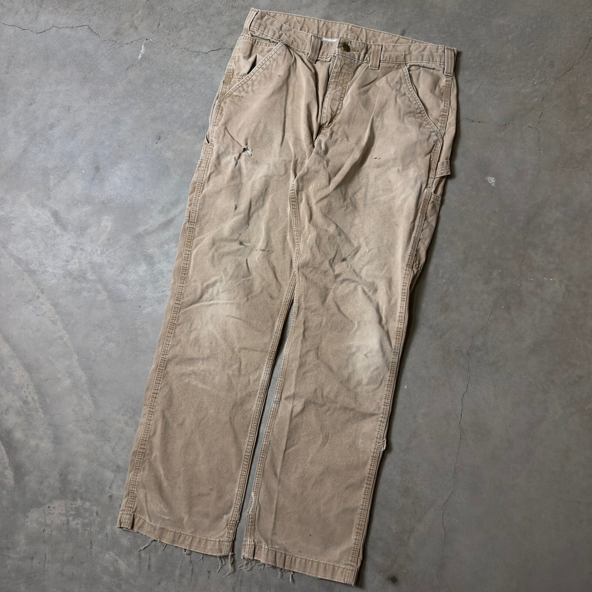 Vintage Carhartt Carpenter Pants Mens 36x32 Baggy B324