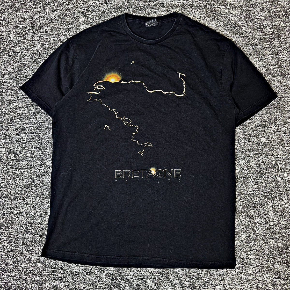The Original UP Bretagne Forever Tee Mens XL Black France