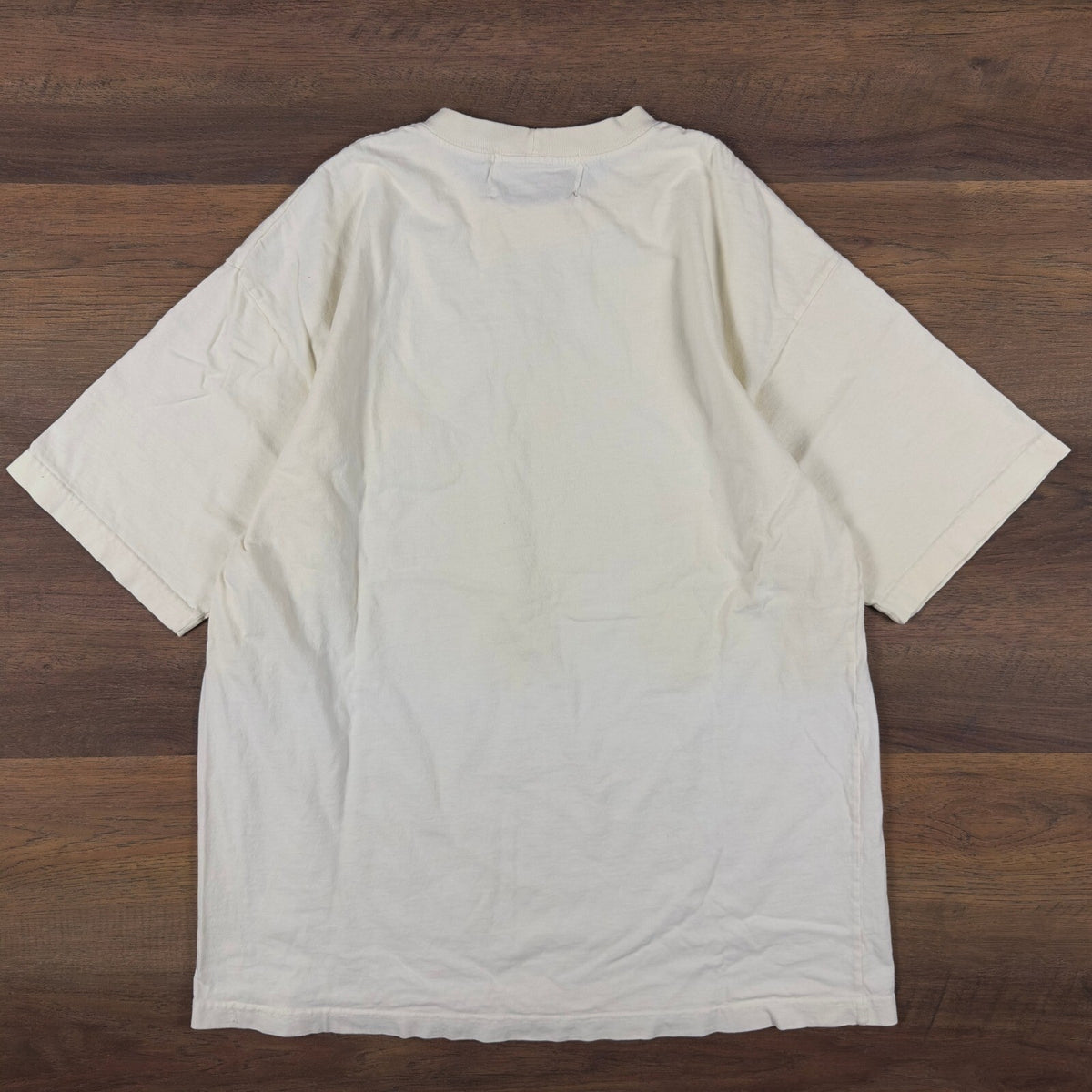 Vintage Z Cavaricci Cream Embroidered T-Shirt Mens S 90s USA