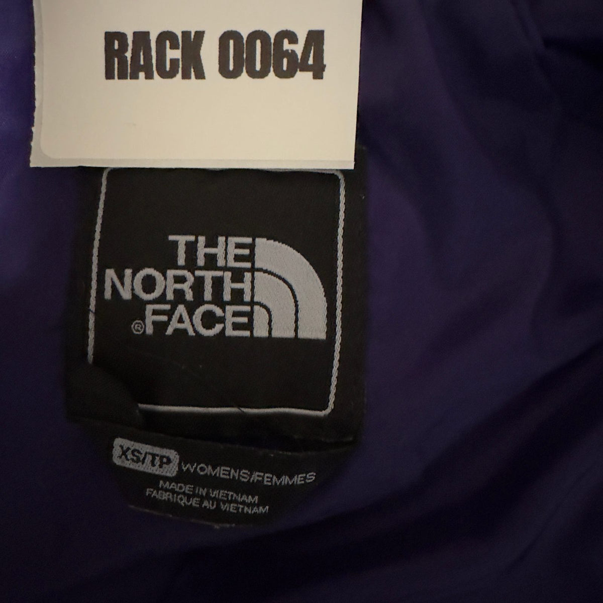 The North Face 550 Down Puffer Jacket Womens XS Purple