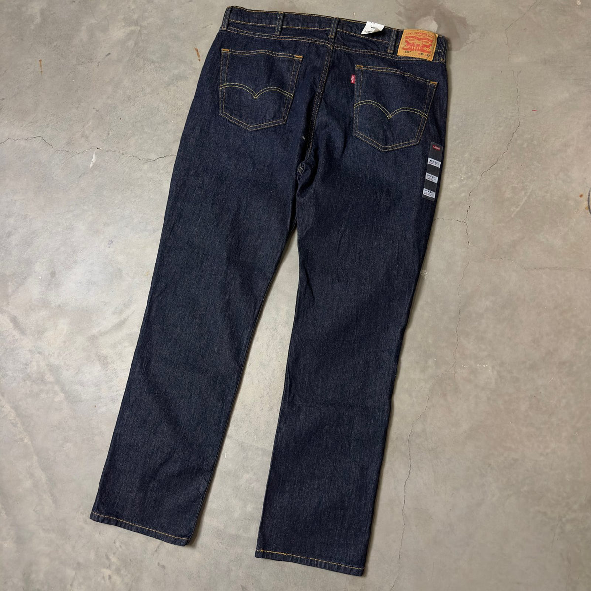 NWT Levi's 514 Straight Jeans Mens 40x32 Dark Indigo