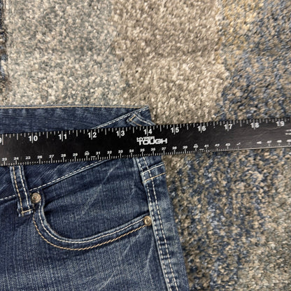 Y2K Amethyst Bootcut Jeans Womens 3 Dark Wash Embellished