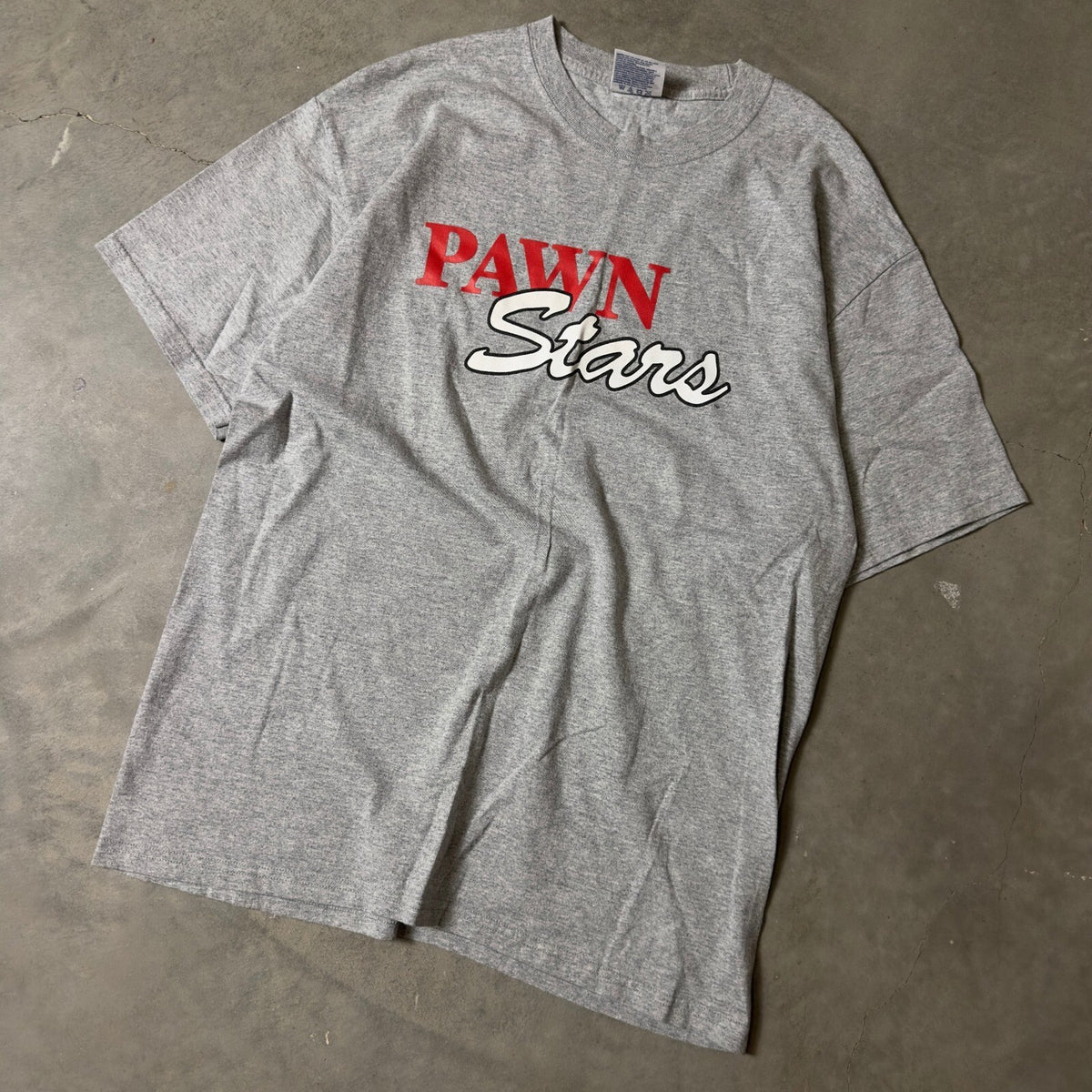 Pawn Stars Graphic T-Shirt Mens Large Gray Short Sleeve TV
