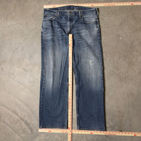 Levi's 569 Loose Straight Jeans Mens 36x32 Blue Baggy Streetwear Grunge